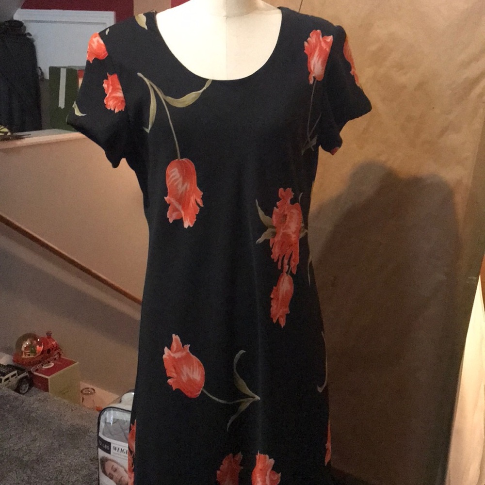 Long short sleeve dress
